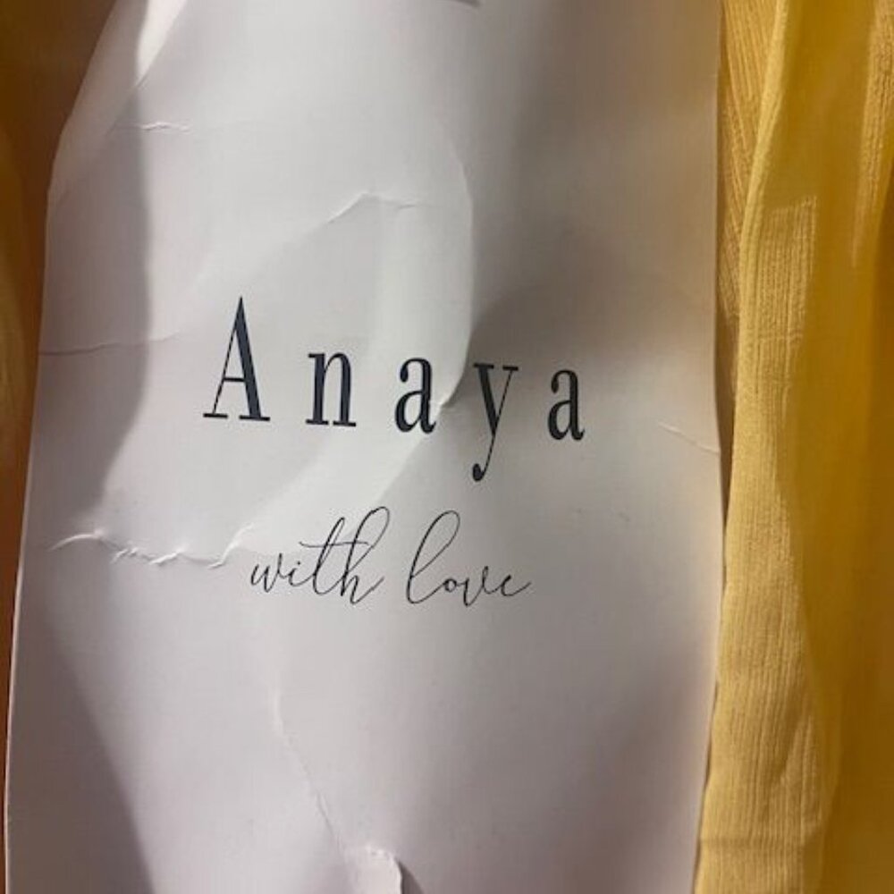 Anaya with love Marigold (Yellow) Tiered Maxi Dress Size 6 (NWT) - Picture 8 of 11
